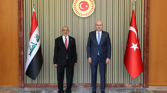 TBMM Başkanı Kurtulmuş, Irak Temsilciler Meclisi Başkanı Meşhedani İle Ortak Basın Toplantısı Düzenledi - Resim: 7