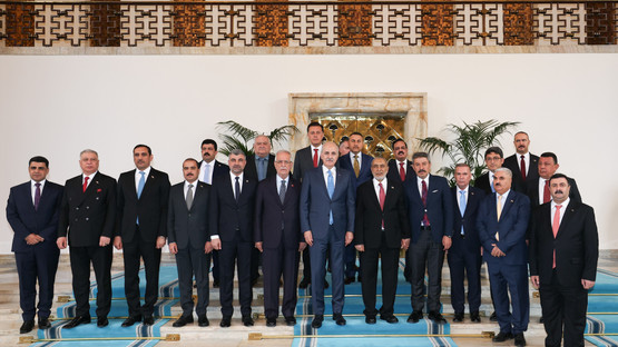 TBMM Başkanı Kurtulmuş, Irak Temsilciler Meclisi Başkanı Meşhedani İle Ortak Basın Toplantısı Düzenledi - Resim: 15