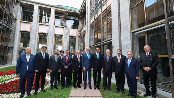 TBMM Başkanı Kurtulmuş, Irak Temsilciler Meclisi Başkanı Meşhedani İle Ortak Basın Toplantısı Düzenledi - Resim: 16