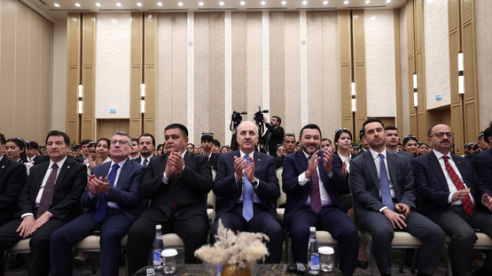 T&uuml;rk D&uuml;nyasının Y&uuml;kselen Yıldızı Olarak Gen&ccedil;lik: Ortak Mirasımız, Ortak Geleceğimiz Temalı Konferansta Katılımcılara Hitap