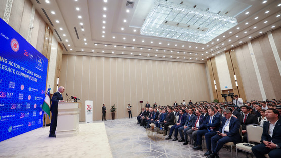 T&uuml;rk D&uuml;nyasının Y&uuml;kselen Yıldızı Olarak Gen&ccedil;lik: Ortak Mirasımız, Ortak Geleceğimiz Temalı Konferansta Katılımcılara Hitap