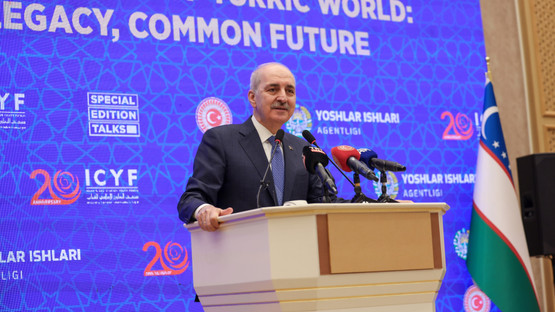 T&uuml;rk D&uuml;nyasının Y&uuml;kselen Yıldızı Olarak Gen&ccedil;lik: Ortak Mirasımız, Ortak Geleceğimiz Temalı Konferansta Katılımcılara Hitap