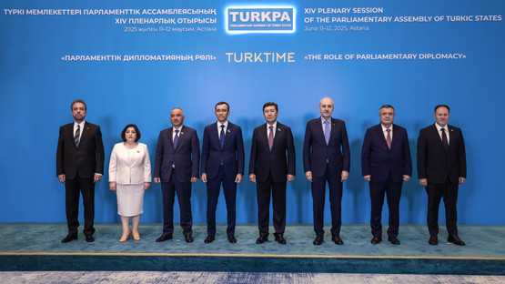 T&Uuml;RKPA 14. Genel Kurulu'na Katılan Parlamento Başkanları İle Aile Fotoğrafı&nbsp;