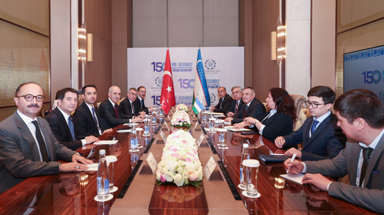 &Ouml;zbekistan Yasama Meclisi Başkanı Nuriddin İsmailov İle G&ouml;r&uuml;şme