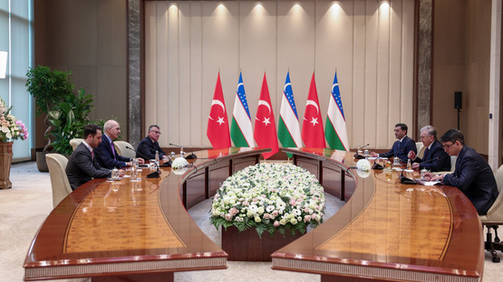 &Ouml;zbekistan Cumhurbaşkanı Sayın Şevket Mirziyoyev Tarafından Kabul