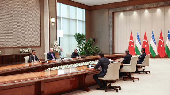 &Ouml;zbekistan Cumhurbaşkanı Sayın Şevket Mirziyoyev Tarafından Kabul