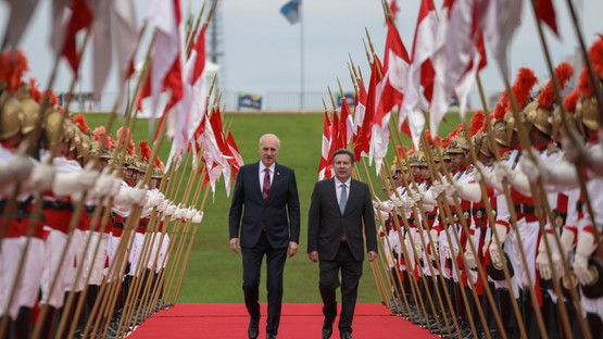 Brezilya Temsilciler Meclisi Başkanı Arthur Cesar Pereira De Lira ve Brezilya Federal Senatosu Başkanı Rodrigo Pacheco Tarafından Karşılanma&nbsp;