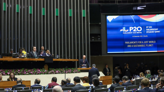 G20 Parlamento Başkanları Zirvesi Kapsamında D&uuml;zenlenen Parlamentoların A&ccedil;lık, Yoksulluk ve Eşitsizlik ile M&uuml;cadeleye Katkısı Başlıklı Oturumda Hitap