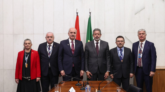 Brezilya Temsilciler Meclisi Başkanı Arthur Cesar Pereira De Lira ile G&ouml;r&uuml;şme