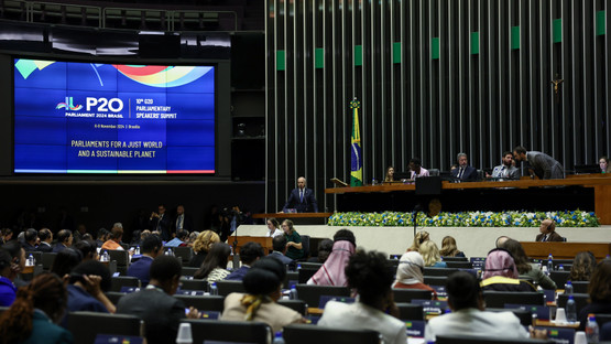 G20 Parlamento Başkanları Zirvesi (P20) Kapsamında 21. Y&uuml;zyılın Zorluklarına Uyum Sağlayan K&uuml;resel Y&ouml;netişimin İnşasında Parlamentolar&nbsp;Başlıklı Oturumda Hitap