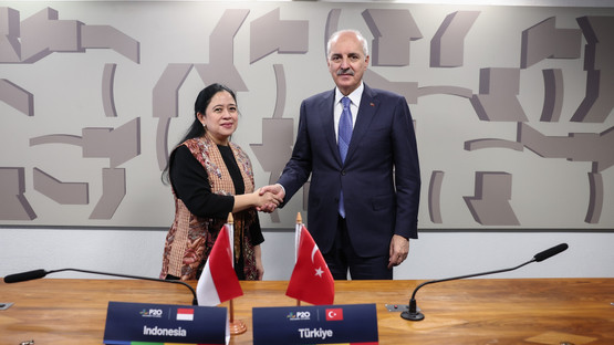 Endonezya Temsilciler Meclisi Başkanı Puan Maharani ile G&ouml;r&uuml;şme