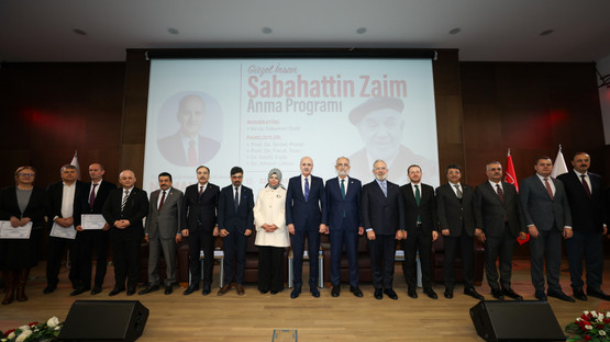 Sabahattin Zaim Anma Programı'na Katılım
