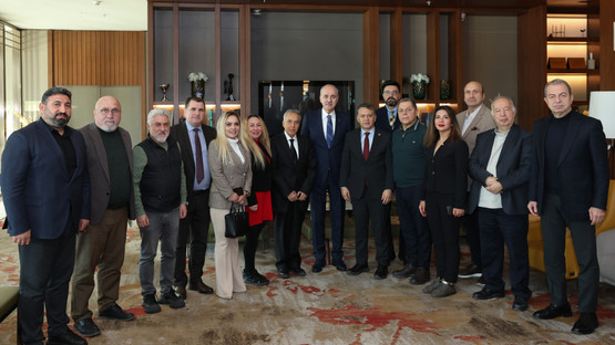 K&uuml;resel Gazeteciler Konseyi Heyetiyle G&ouml;r&uuml;şme
