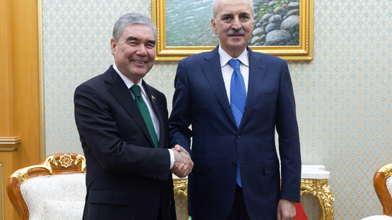 T&uuml;rkmenistan Milli Lideri ve Halk Maslahatı Başkanı Gurbangulu Berdimuhammedov ile G&ouml;r&uuml;şme