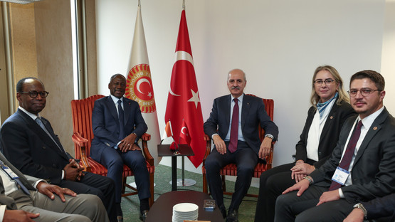 Fildişi Sahili Ulusal Meclisi Başkanı Adama Bictogo ile G&ouml;r&uuml;şme