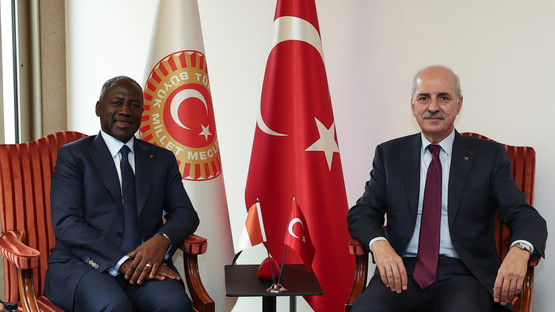 Fildişi Sahili Ulusal Meclisi Başkanı Adama Bictogo ile G&ouml;r&uuml;şme