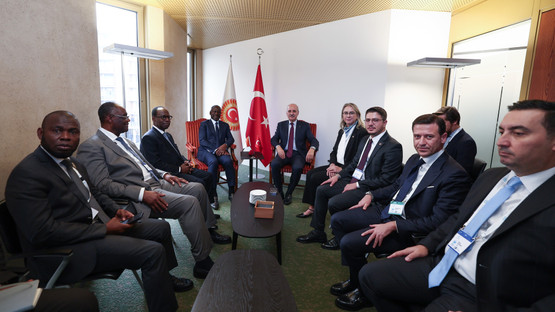 Fildişi Sahili Ulusal Meclisi Başkanı Adama Bictogo ile G&ouml;r&uuml;şme