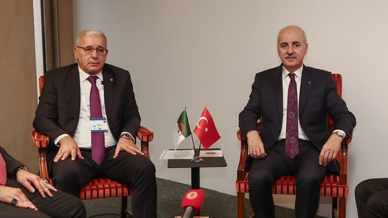 Cezayir Ulusal Halk Meclisi Başkanı İbrahim Boughali ile G&ouml;r&uuml;şme