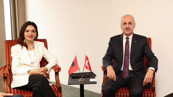 Arnavutluk Meclis Başkanı Elisa Spiropali ile G&ouml;r&uuml;şme