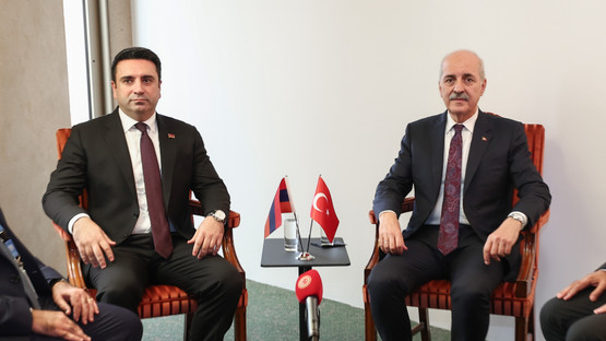 Ermenistan Meclis Başkanı Alen Simonyan ile G&ouml;r&uuml;şme