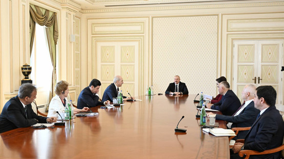 Azerbaycan Cumhurbaşkanı İlham Aliyev Tarafından Kabul