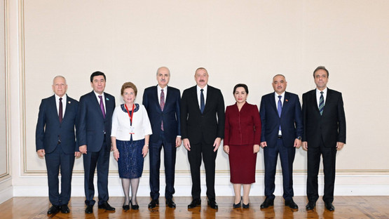 Azerbaycan Cumhurbaşkanı İlham Aliyev Tarafından Kabul