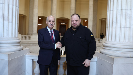 Ukrayna Meclis Başkanı Ruslan Stefanchuk ile G&ouml;r&uuml;şme&nbsp;