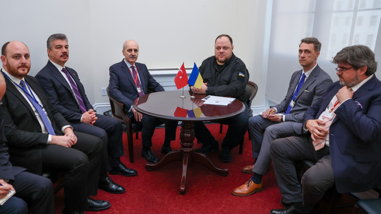Ukrayna Meclis Başkanı Ruslan Stefanchuk ile G&ouml;r&uuml;şme&nbsp;