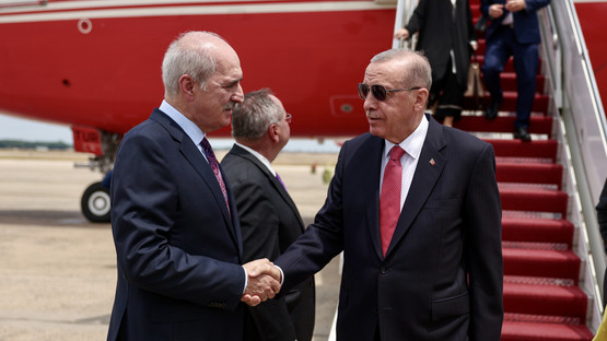 Cumhurbaşkanı Recep Tayyip Erdoğan'ı Karşılama