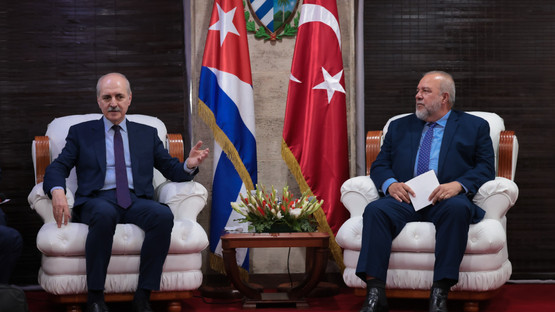 K&uuml;ba Başbakanı Manuel Marrero Cruz İle G&ouml;r&uuml;şme