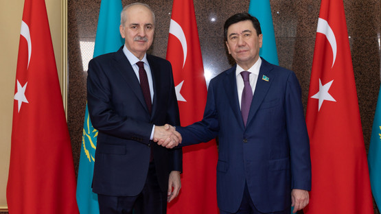 Kazakistan Cumhuriyeti Meclis Başkanı Yerlan Koşanov ile G&ouml;r&uuml;şme