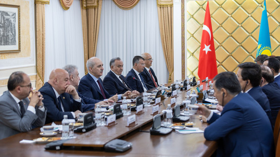Kazakistan Senatosu Başkanı Maulen Aşimbayev ile G&ouml;r&uuml;şme