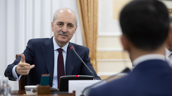 Kazakistan Senatosu Başkanı Maulen Aşimbayev ile G&ouml;r&uuml;şme