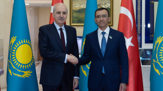 Kazakistan Senatosu Başkanı Maulen Aşimbayev ile G&ouml;r&uuml;şme