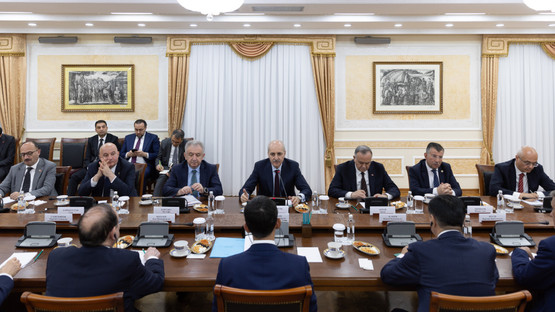Kazakistan Senatosu Başkanı Maulen Aşimbayev ile G&ouml;r&uuml;şme