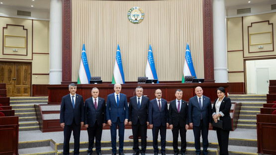 &Ouml;zbekistan Ali Meclisi Yasama Meclisi Başkanı Nurdincan İsmailov ile G&ouml;r&uuml;şme