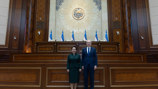 &Ouml;zbekistan Ali Meclisi Senato Başkanı Tanzila Narbayeva ile G&ouml;r&uuml;şme