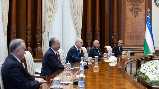 &Ouml;zbekistan Cumhuriyeti Cumhurbaşkanı Şevket Mirziyoyev Tarafından Kabul