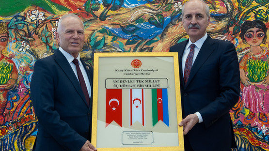 KKTC Cumhuriyet Meclisi Başkanı Zorlu T&ouml;re ile G&ouml;r&uuml;şme