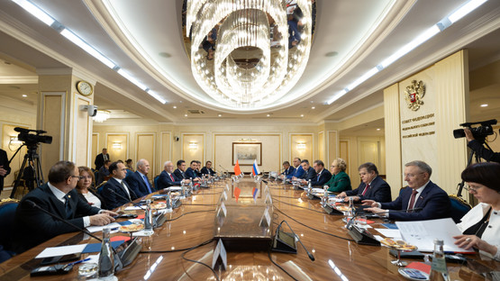 Rusya Federal Meclisi Federasyon Konseyi Başkanı Valentina Matviyenko ile G&ouml;r&uuml;şme