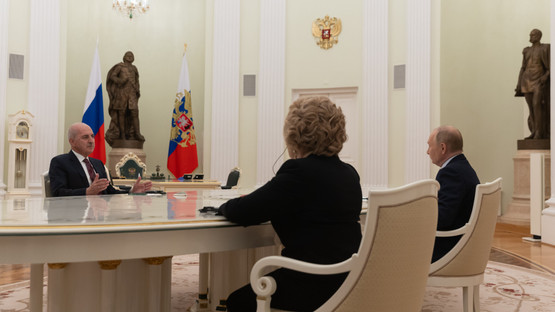Rusya Devlet Başkanı Vladimir Putin ile G&ouml;r&uuml;şme