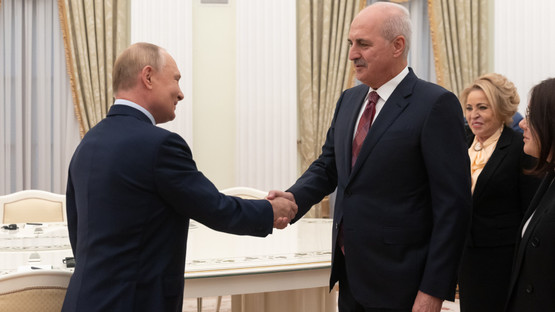 Rusya Devlet Başkanı Vladimir Putin ile G&ouml;r&uuml;şme