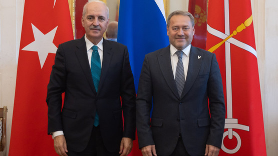 St. Petersburg Yasama Meclisi Başkanı Aleksander Belskiy ile G&ouml;r&uuml;şme