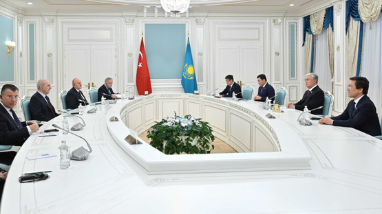Kazakistan Cumhurbaşkanı Kasım Jomart Tokayev Tarafından Kabul