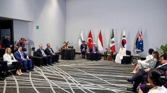 Meksika Temsilciler Meclisi Başkanı Marcela Guerra Castillo ile G&ouml;r&uuml;şme