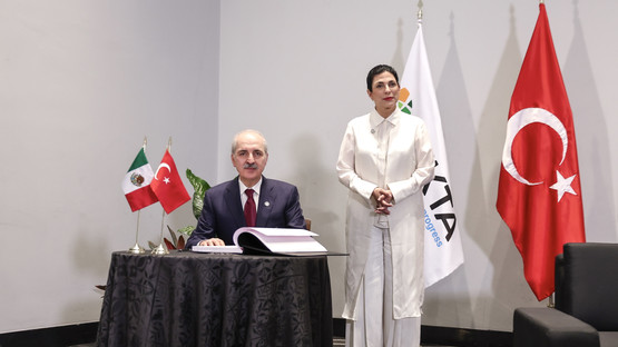 Meksika Temsilciler Meclisi Başkanı Marcela Guerra Castillo ile G&ouml;r&uuml;şme