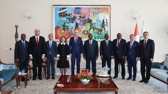 Fildişi Sahili Devlet Başkanı Alassane Quattara ile G&ouml;r&uuml;şme