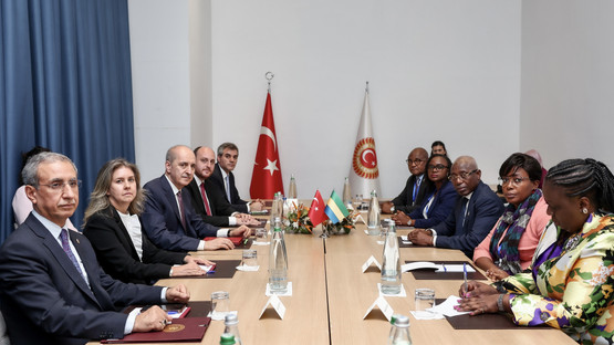 Gabon Cumhuriyeti Ge&ccedil;iş D&ouml;nemi Ulusal Meclis Başkanı Jean-Fran&ccedil;ois Ndongou ile G&ouml;r&uuml;şme