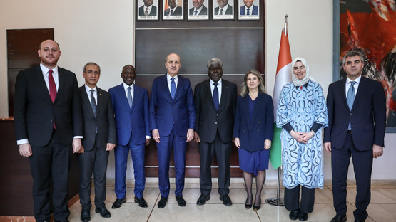 Fildişi Sahili Başbakanı Robert Beugre Mambe ile G&ouml;r&uuml;şme