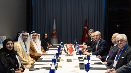 Birleşik Arap Emirliği Federal Konseyi Birinci Başkanvekili Tariq Humaid Matar Mohd Altayer ile G&ouml;r&uuml;şme